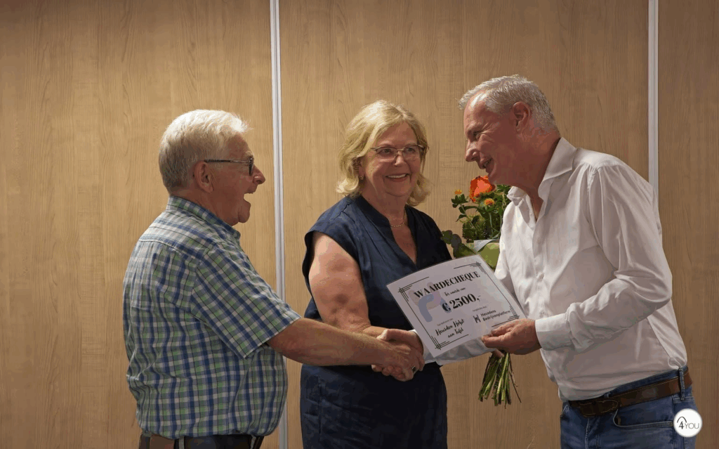 Cheque voor Heusden helpt aan tafel