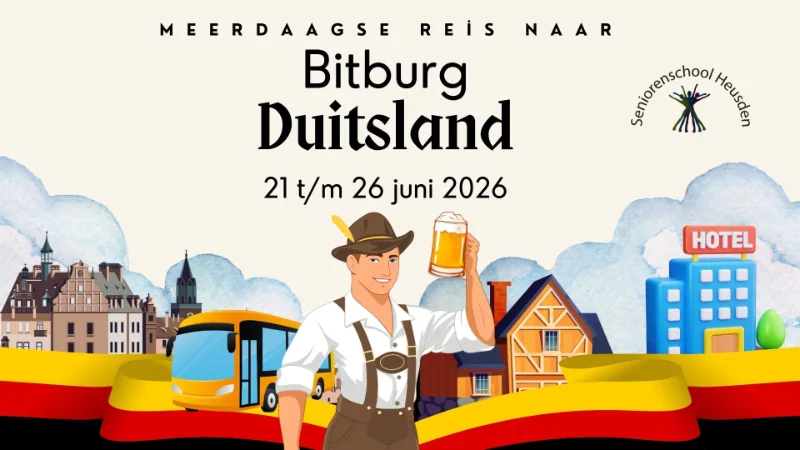 Meerdaagse busreis naar Bitberg Duitsland (21 t/m 26 juni 2026)