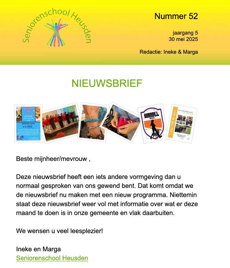 Lees de nieuwsbrief van juni 2025