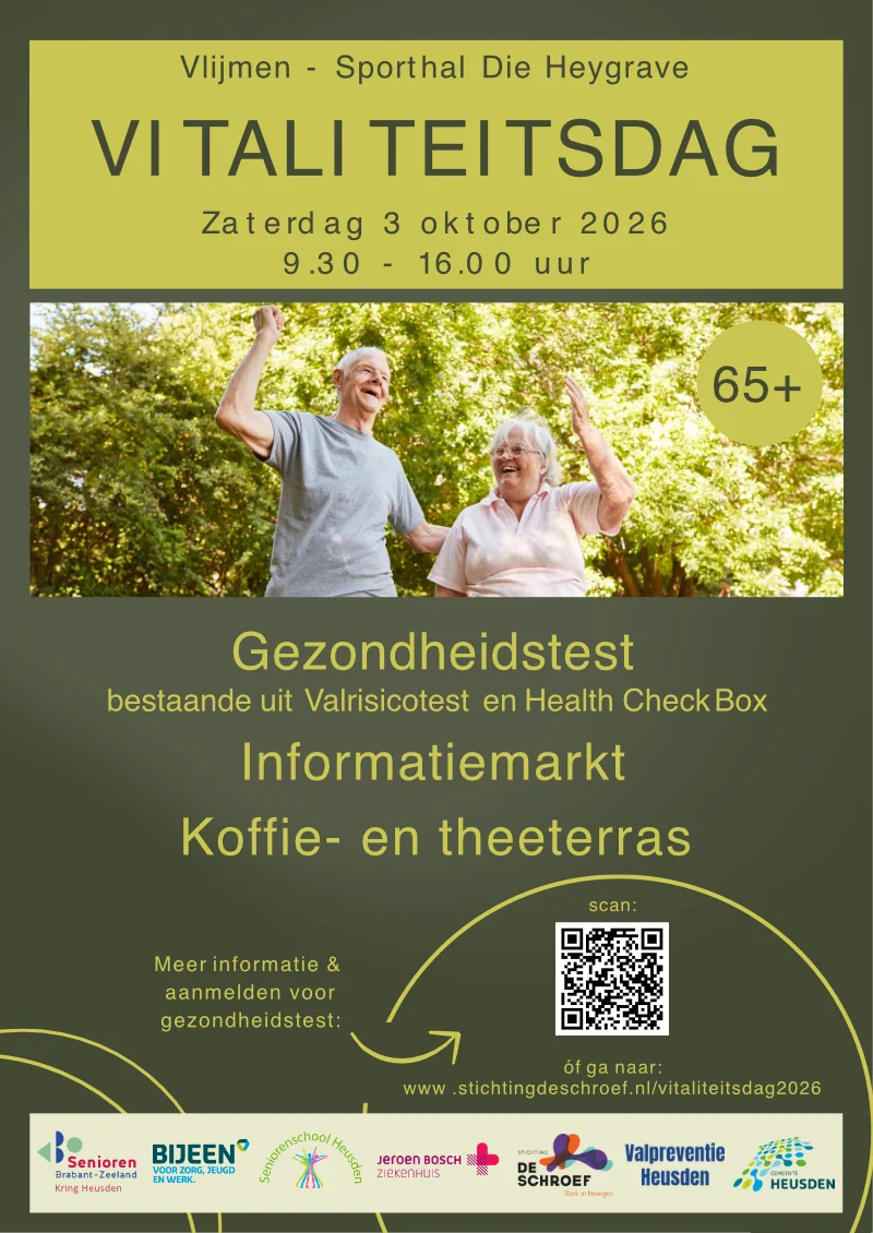 Poster Vitaliteitsdag Vlijmen 2026