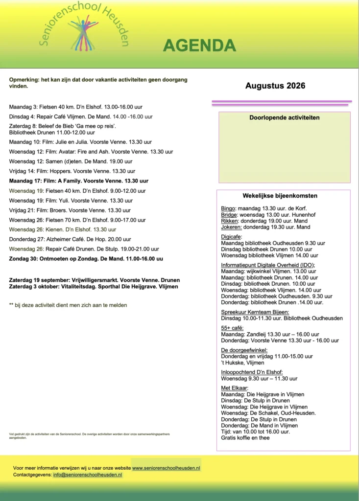 agenda augustus2026