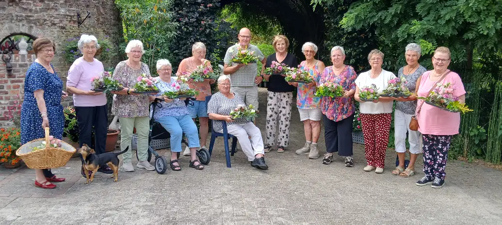 verslag bloemschikken 17 juli