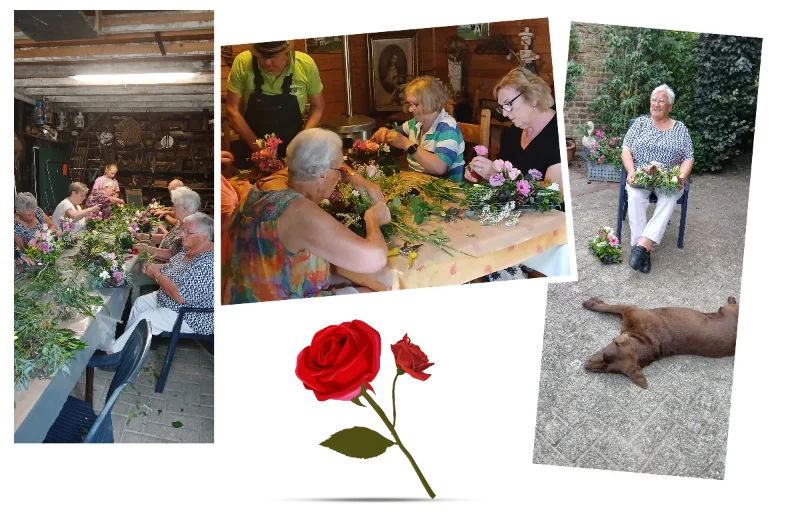 verslag bloemschikken 17 juli