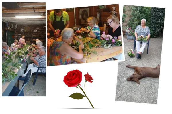 verslag bloemschikken 17 juli