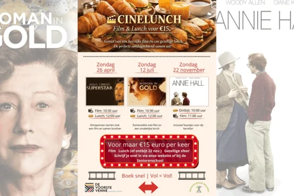 12 juli 2026: Film Woman in Gold & lunch