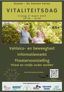 Vrijdag 21 maart 2025: Vitaliteitsdag voor 65-plussers
